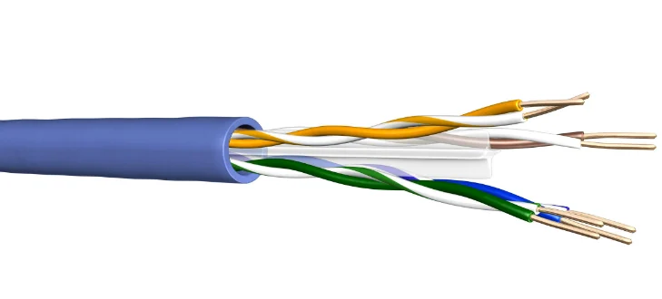 Prysmian Cat6 UUTP, LSZH, B2CA, 305m Purple